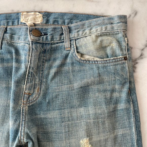 Current Elliott 'The Boyfriend' Denim in Tattered Destroyed - Picture 7 of 12